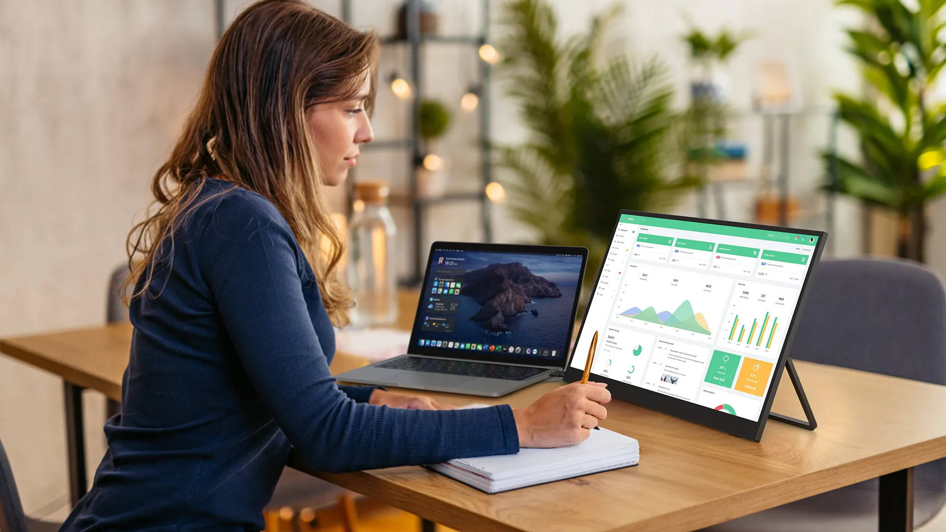 4K 60hz Monitor UHD Display 17 Inch Screen | UPERFECT